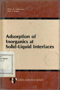 Adsorption of inorganics at solid-liquid interfaces