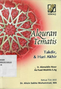 Alquran tematis : takdir dan hari akhir