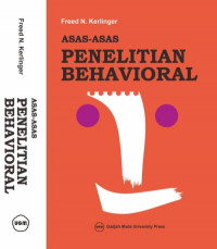 Asas-asas penelitian behavioral