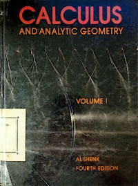 Calculus and analytic geometry volume 1 : single variable calculus