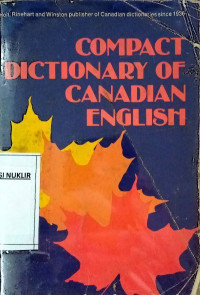 Compact dictionary of Canadian English