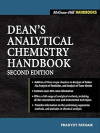 Deans's analytical chemistry handbook