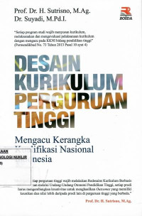 Desain kurikulum perguruan tinggi