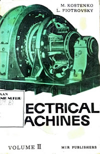 Electrical machines volume 2