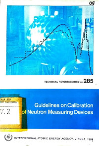 Guidelines on calibration of neutron measuring devices