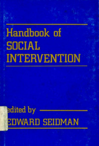 Handbook of social intervention