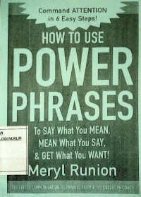 How to use power phrases