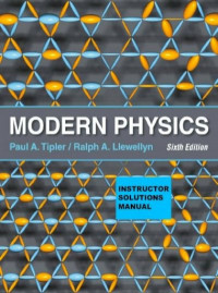 Instructor solutions manual for modern physics