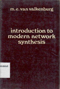 Introduction to modern network synthesis