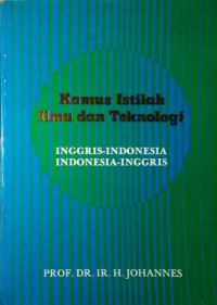 Kamus istilah ilmu dan teknologi Inggris-Indonesia Indonesia-Inggris