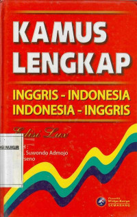 Kamus lengkap Inggris-Indonesia Indonesia-Inggris