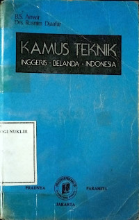 Kamus teknik Inggris-Belanda-Indonesia