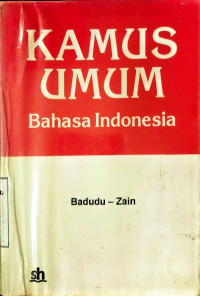 Kamus umum bahasa Indonesia