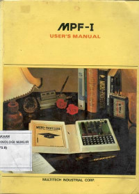 MPF-1 user's manual