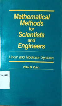 Mathematical methods for scientists and engineers : linear and nonlinear systems