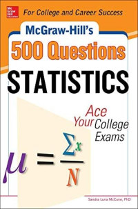 McGraw-Hill's 500 questions statistics