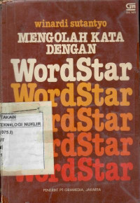 Mengolah kata dengan WordStar