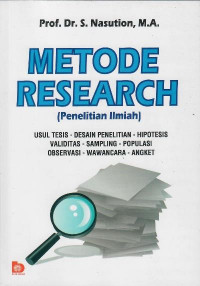 Metode research (penelitian ilmiah)