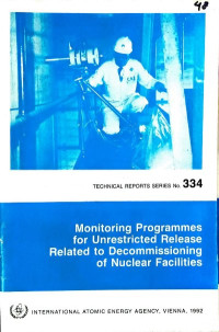 Monitoring programmes for unrestricted release related to decommissioning of nuclear facilities