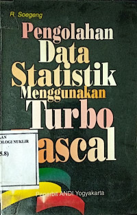 Pengolahan data statistik menggunakan Turbo Pascal