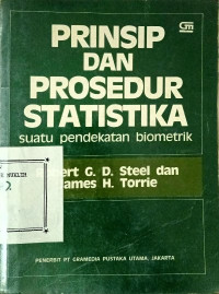 Prinsip dan prosedur statistika : suatu pendekatan biometrik