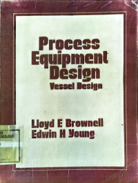 Process equipment design : vessel design