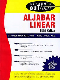 Schaum's outline of teori dan soal-soal aljabar linear