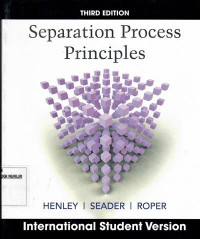 Separation process principles