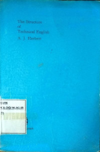 The structure of technical English