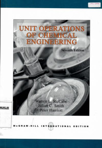 Unit operations of chemical engineering