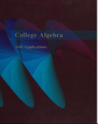 College algebra with applications