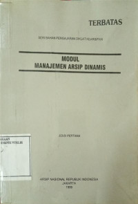 Modul manajemen arsip dinamis